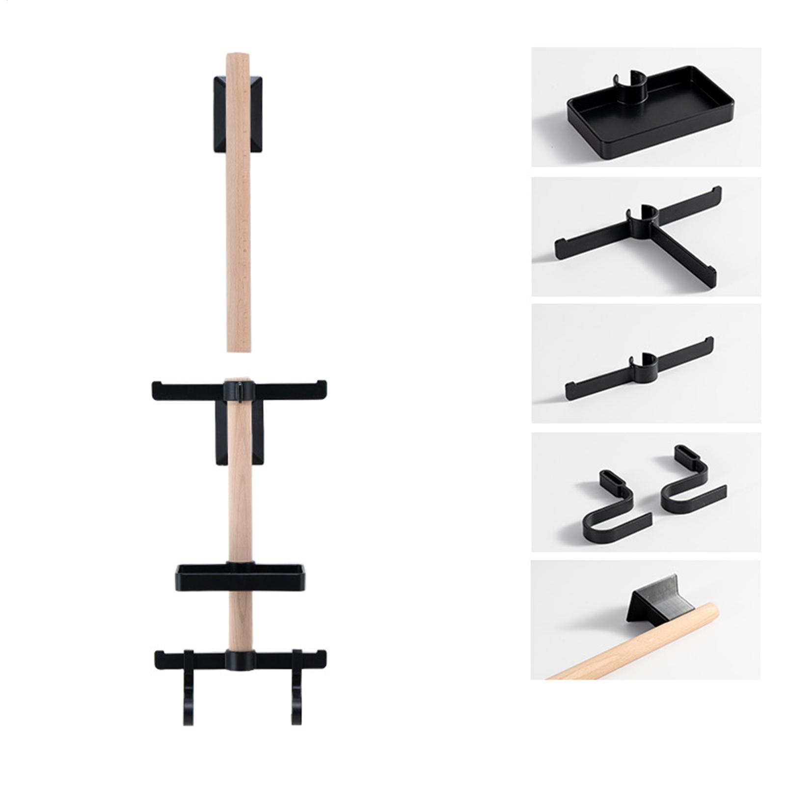 Cycling Gear Wall Mount - Vertical Cycling Gear Organizer Rack, Wall