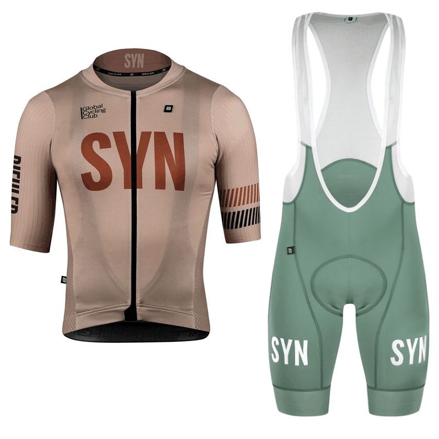 Cycling Gear Clothing - SYN Brown Cycling Clothing men's short