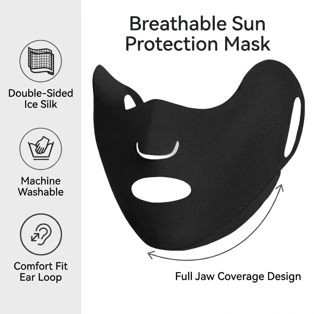 UV Protection Face Mask Breath - đánh giá và giá Cycling Gear Women