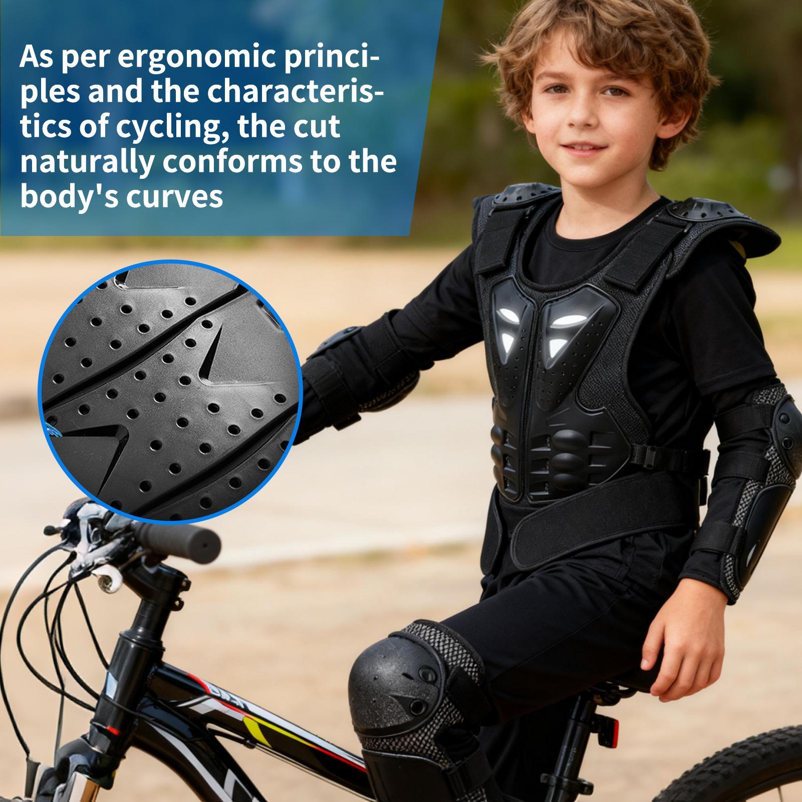 Youth Motocross Gear Chest Pro - đánh giá và giá Cycling Gear Kids