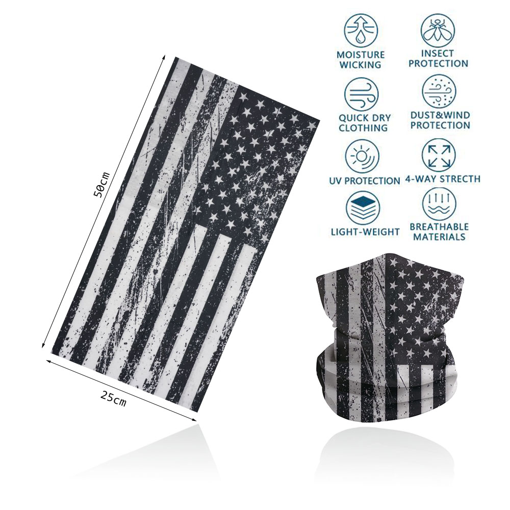 USA Flag Neck Gaiter Face Mask - đánh giá và giá Cycling Gear Women