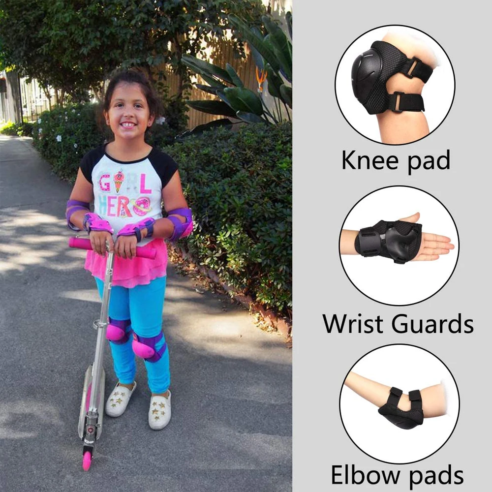 7Pcs/Set Roller Skating Kids B - đánh giá và giá Cycling Gear Kids