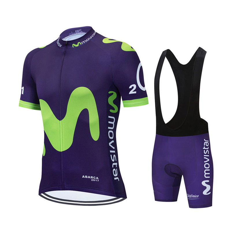Mùa Hè Mới Movistar Đội Đi Xe  - đánh giá và giá Cycling Gear Clothing