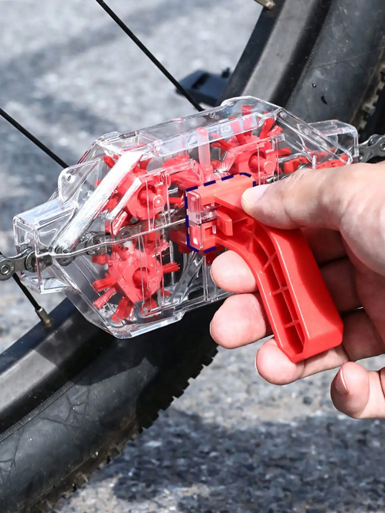 1pc Bicycle Chain Cleaner Moun - đánh giá và giá Bicycle Chain Lubricant