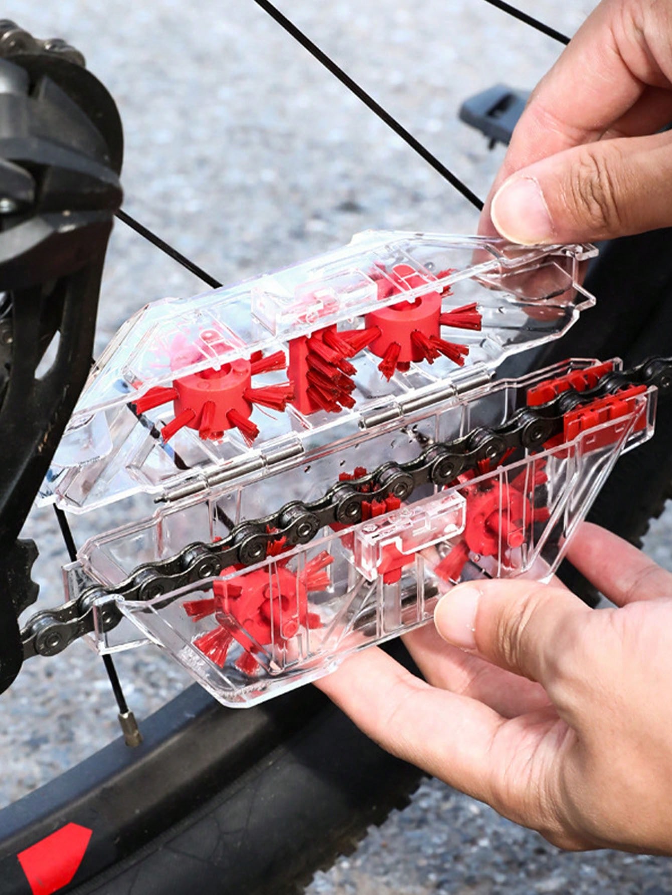 1pc Bicycle Chain Cleaner Moun - đánh giá và giá Bicycle Chain Lubricant