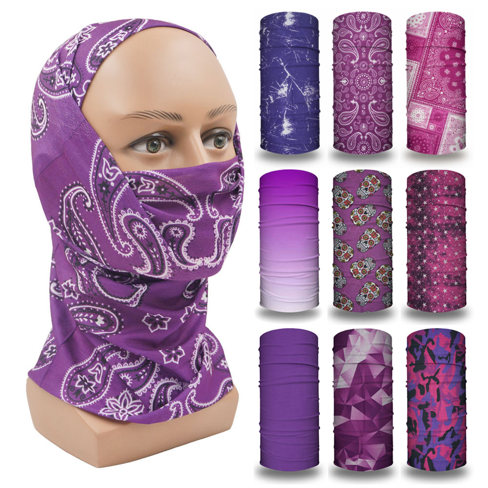 Purple Balaclava Women Running - đánh giá và giá Cycling Gear Women