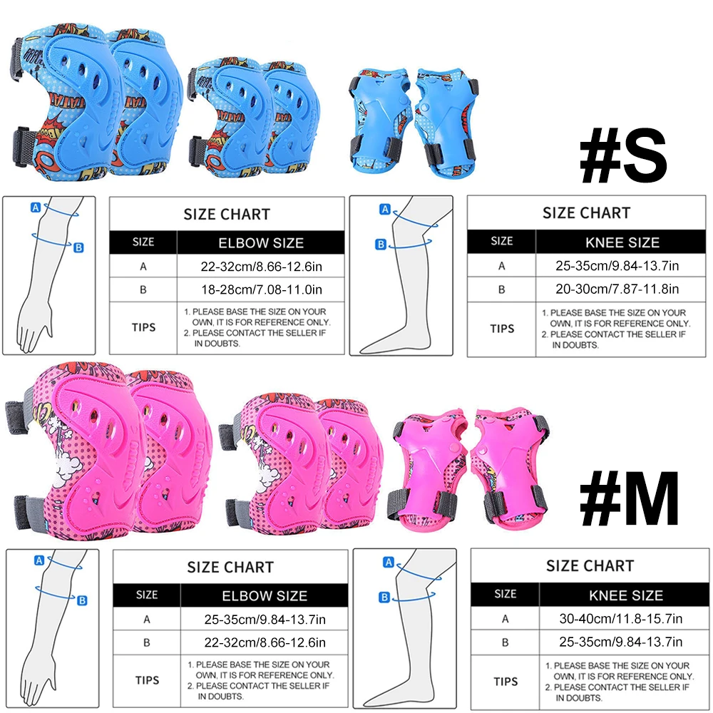 6Pcs Kids 3-12 Years Knee Elbo - đánh giá và giá Cycling Gear Kids